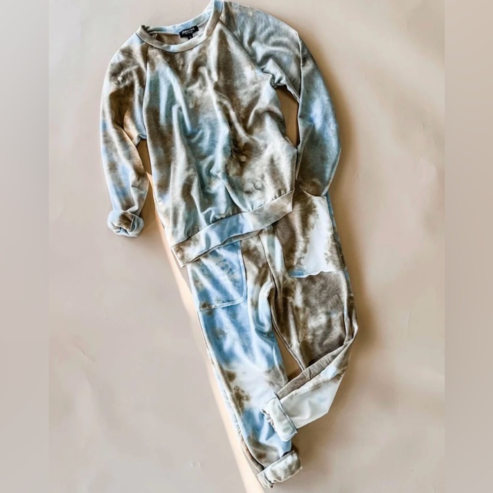 Lew-TD Kids sweatshirt and sweatpants | Chocolate Sky